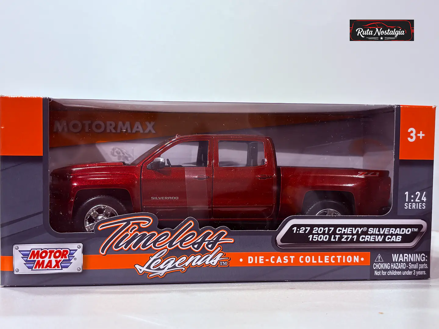 Camioneta Chevrolet Silverado 1500 LT Z71 4x4 2017 | Motormax 1:24 10