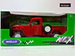 Jeep Willys Pickup 1947 Welly 1:24 Rojo | 4x4 Clasico - Miniatura 10