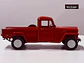 Jeep Willys Pickup 1947 Welly 1:24 Rojo | 4x4 Clasico - Miniatura 8