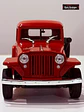 Jeep Willys Pickup 1947 Welly 1:24 Rojo | 4x4 Clasico - Miniatura 3
