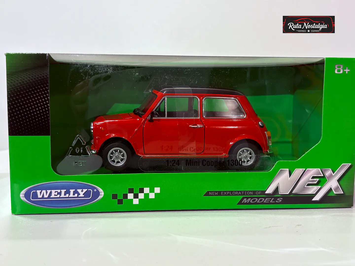 Mini Cooper 1300 1974 Welly 1:24  | Ícono británico en Chile 12