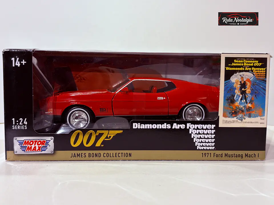 Ford Mustang Mach 1 1971 Motormax 1:24 | James Bond 007 13