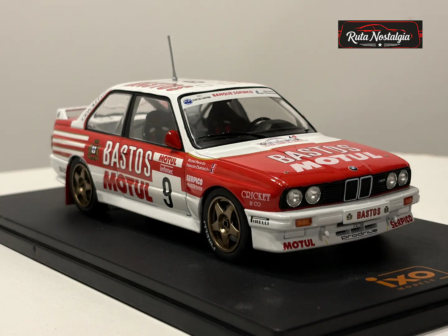 BMW M3 E30 No.9 Bastos Tour de Corse 1988 IXO 1:24 10