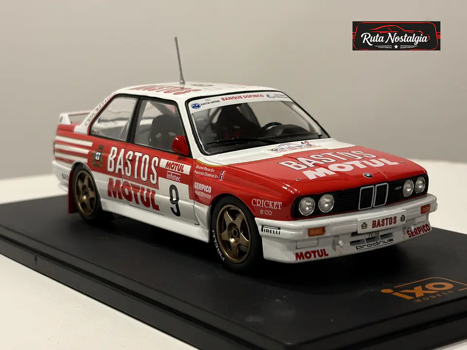 BMW M3 E30 No.9 Bastos Tour de Corse 1988 IXO 1:24 10