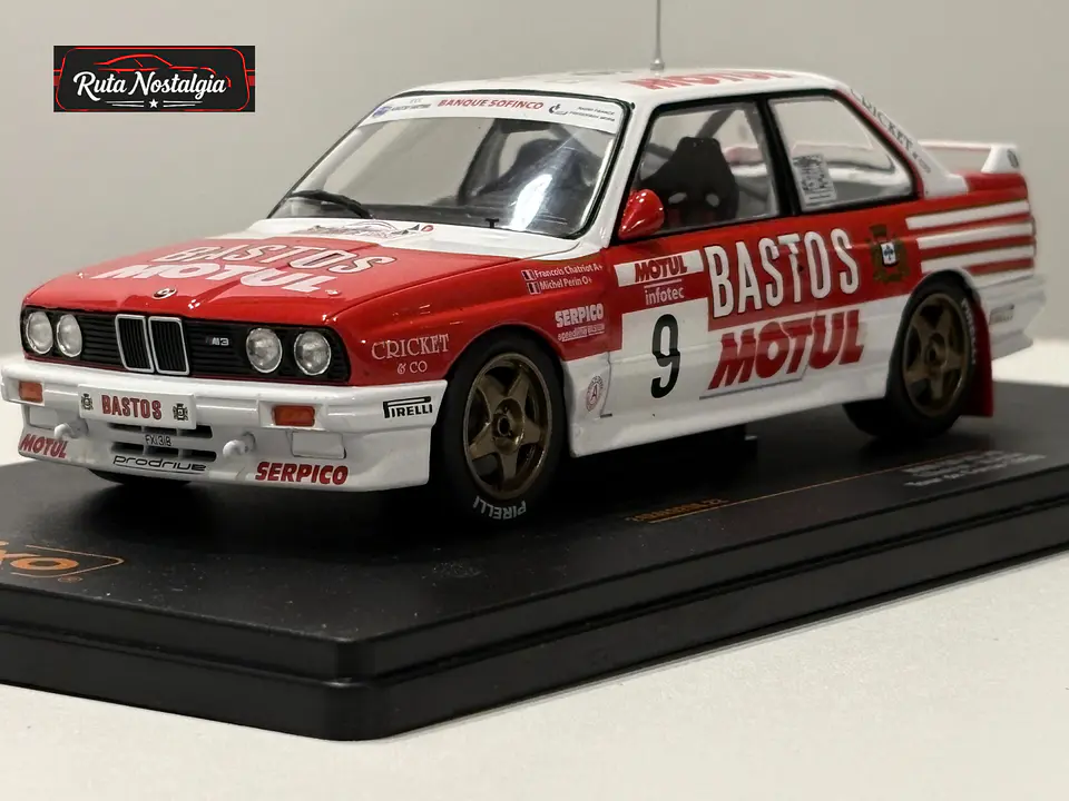 BMW M3 E30 No.9 Bastos Tour de Corse 1988 IXO 1:24 3
