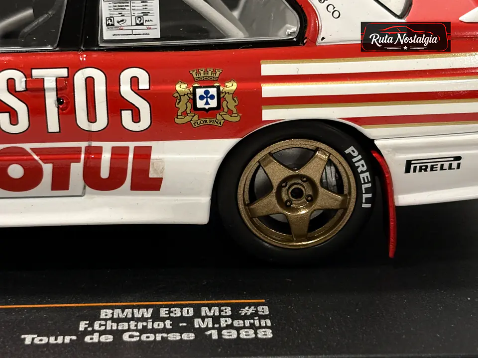 BMW M3 E30 No.9 Bastos Tour de Corse 1988 IXO 1:24 5