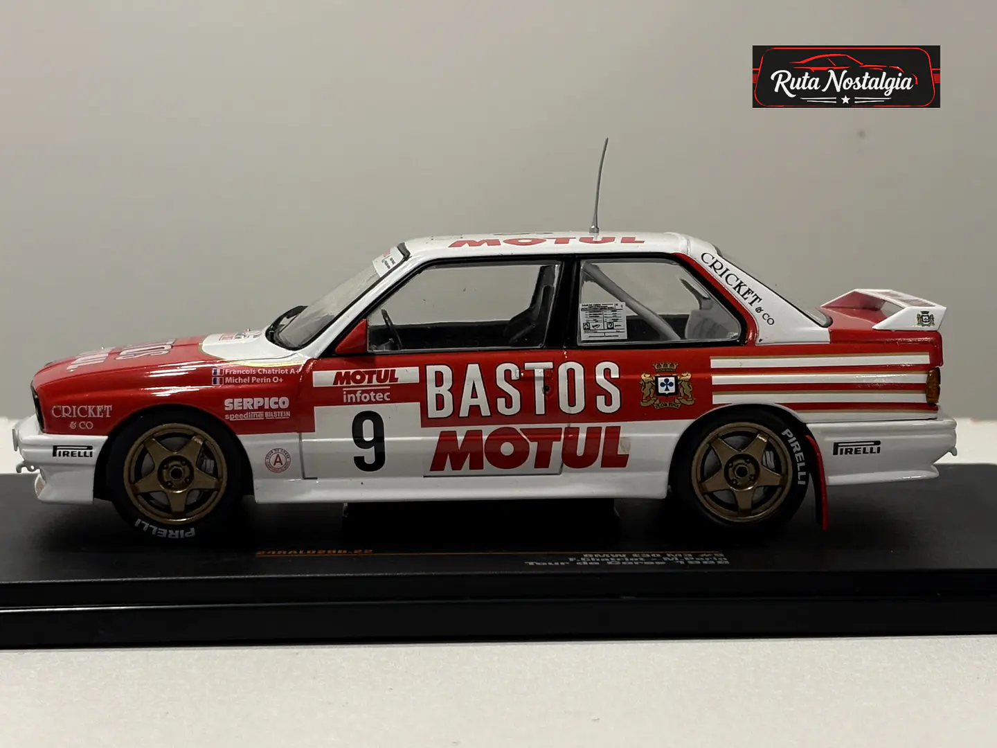 BMW M3 E30 No.9 Bastos Tour de Corse 1988 IXO 1:24 6