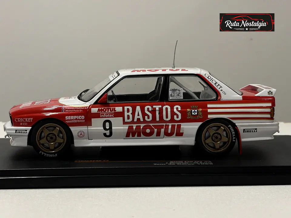 BMW M3 E30 No.9 Bastos Tour de Corse 1988 IXO 1:24 6