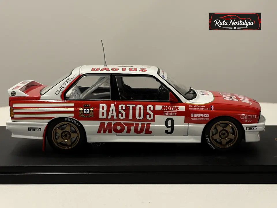 BMW M3 E30 No.9 Bastos Tour de Corse 1988 IXO 1:24 9