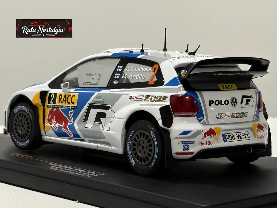 VW Polo R WRC No.2 Latvala Red Bull Catalunya 2014 1:24 5