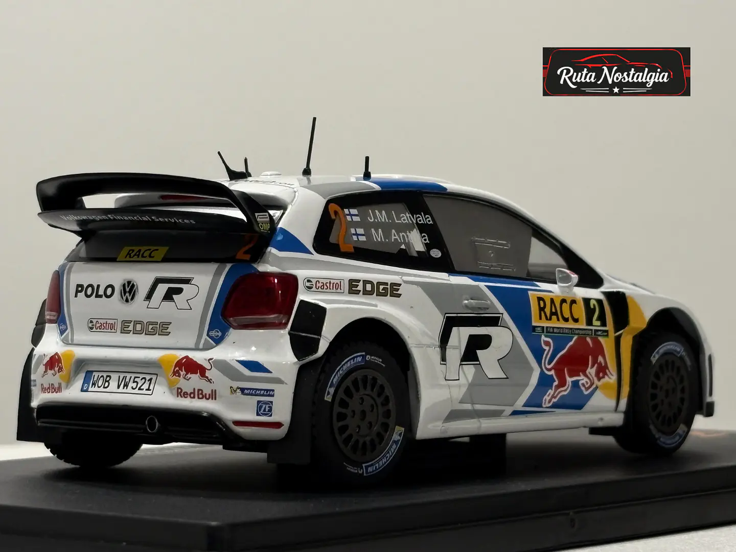 VW Polo R WRC No.2 Latvala Red Bull Catalunya 2014 1:24 6