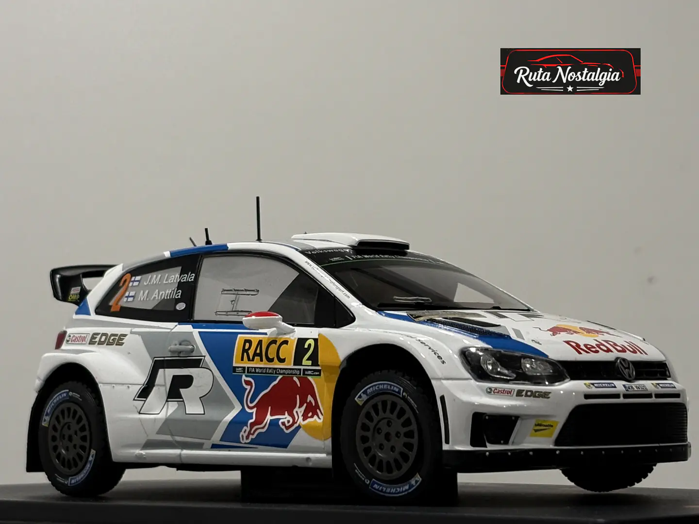 VW Polo R WRC No.2 Latvala Red Bull Catalunya 2014 1:24 8