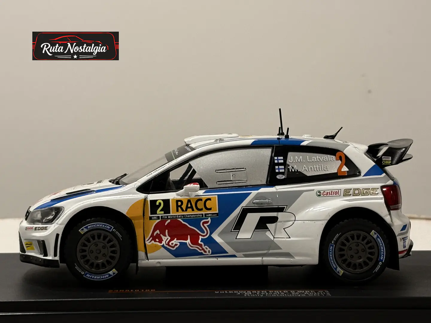 VW Polo R WRC No.2 Latvala Red Bull Catalunya 2014 1:24 4