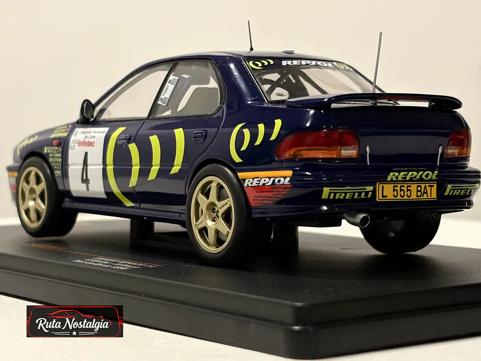 Subaru Impreza 555 No.4 McRae Tour de Corse 1995 IXO Rally 1:24 7