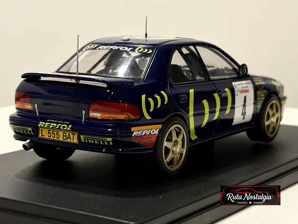 Subaru Impreza 555 No.4 McRae Tour de Corse 1995 IXO Rally 1:24 8