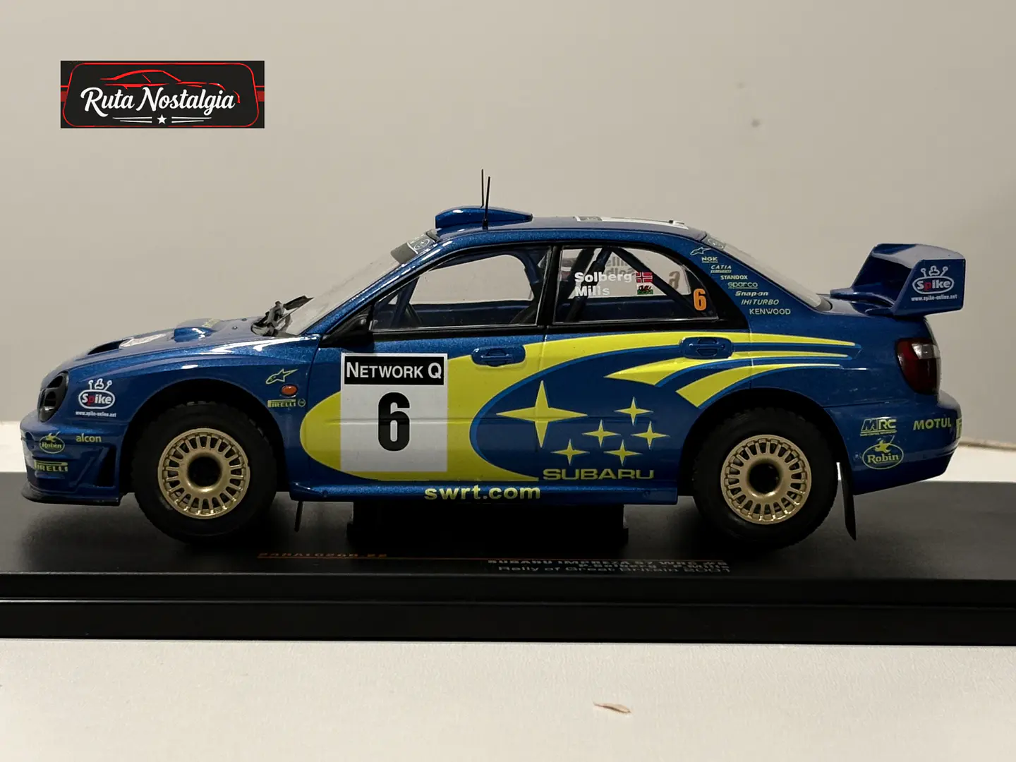 Subaru Impreza S7 No.6 Solberg Rally GB 2001 | IXO Rally 1:24 6