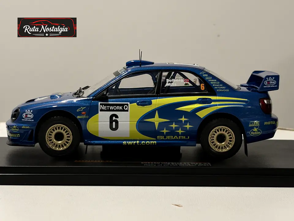 Subaru Impreza S7 No.6 Solberg Rally GB 2001 | IXO Rally 1:24 6