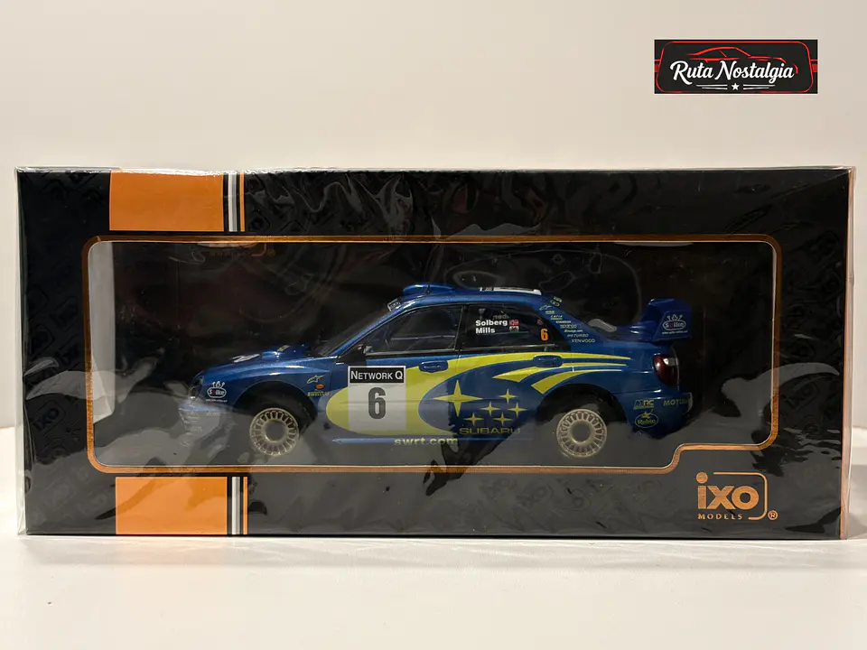Subaru Impreza S7 No.6 Solberg Rally GB 2001 | IXO Rally 1:24 11