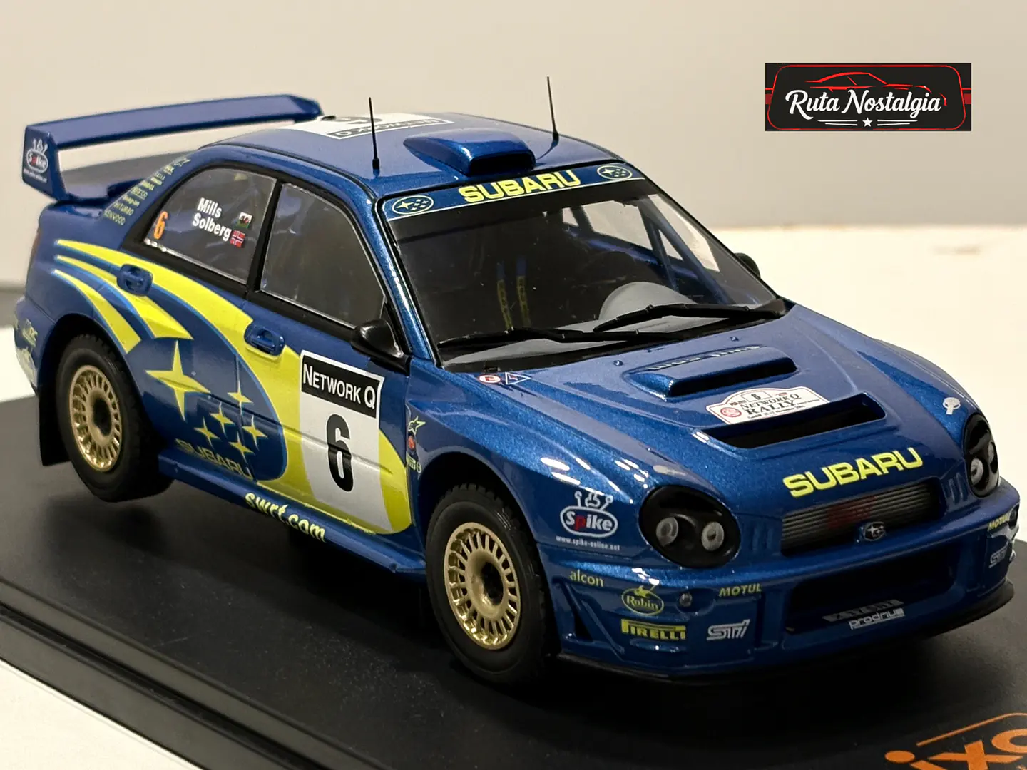 Subaru Impreza S7 No.6 Solberg Rally GB 2001 | IXO Rally 1:24 1