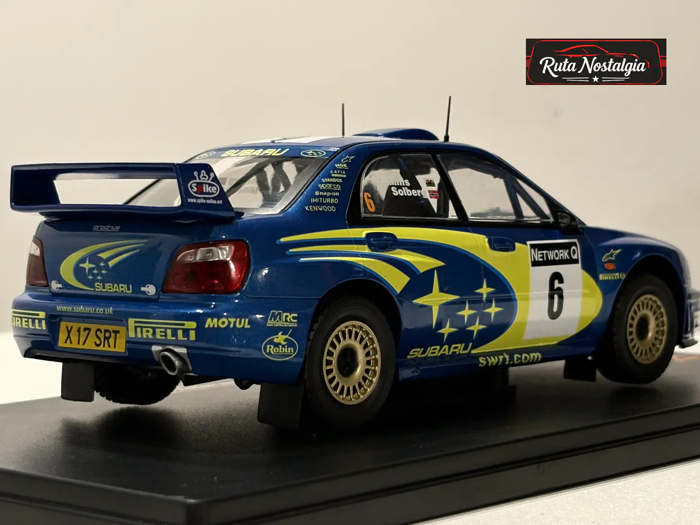Subaru Impreza S7 No.6 Solberg Rally GB 2001 | IXO Rally 1:24 8