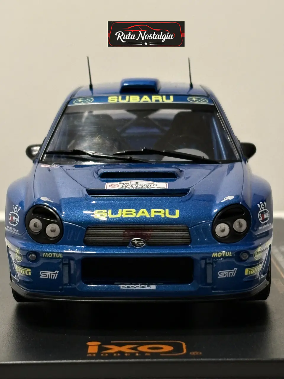 Subaru Impreza S7 No.6 Solberg Rally GB 2001 | IXO Rally 1:24 2