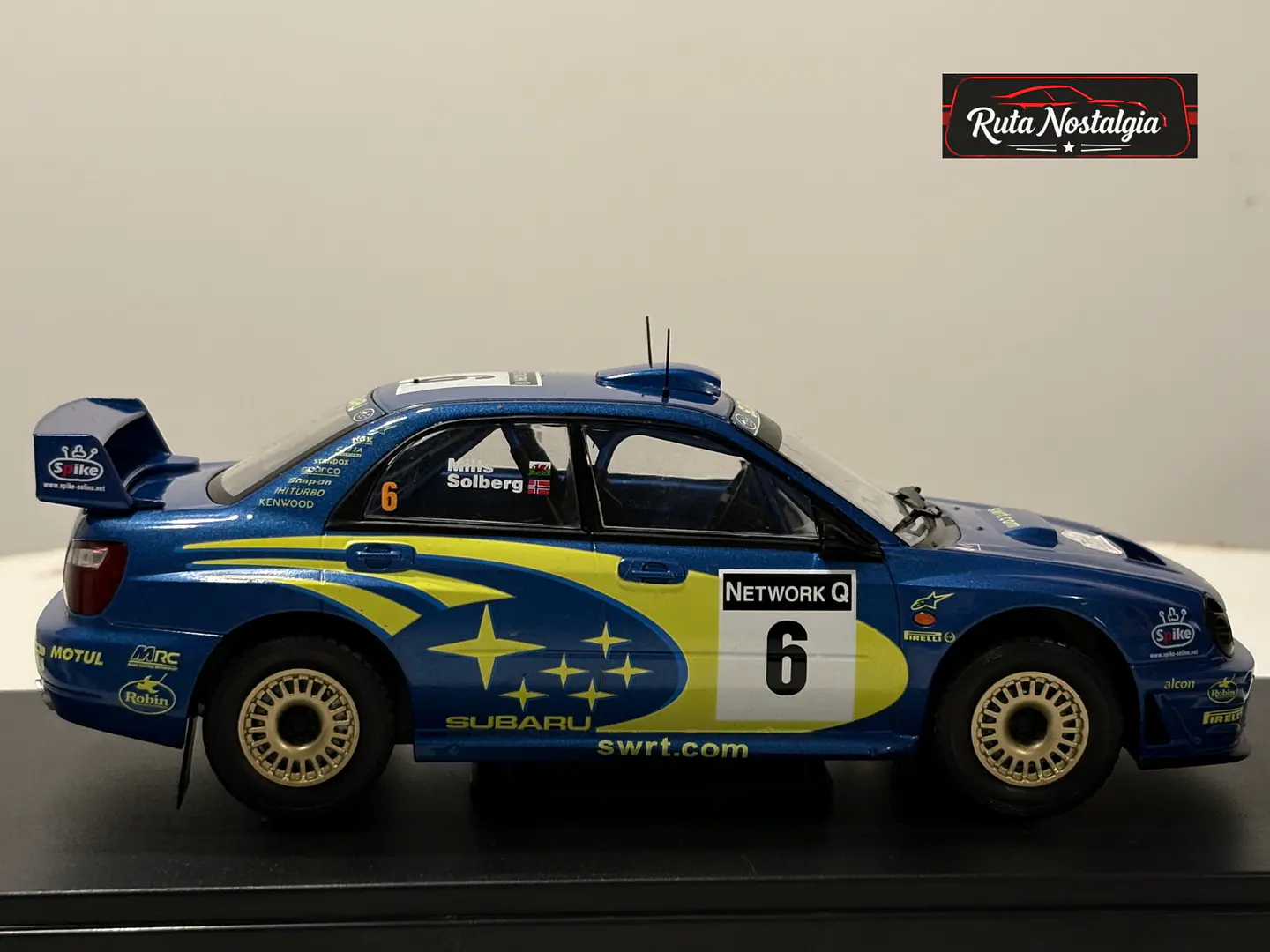 Subaru Impreza S7 No.6 Solberg Rally GB 2001 | IXO Rally 1:24 9