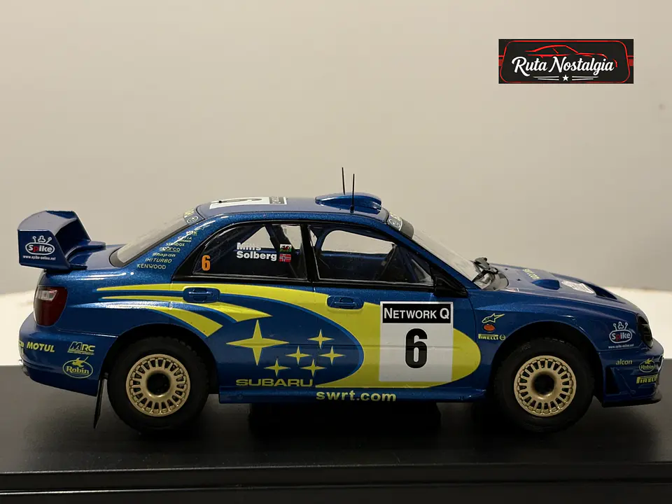 Subaru Impreza S7 No.6 Solberg Rally GB 2001 | IXO Rally 1:24 9
