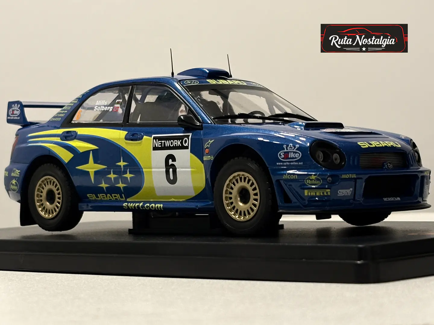 Subaru Impreza S7 No.6 Solberg Rally GB 2001 | IXO Rally 1:24 10