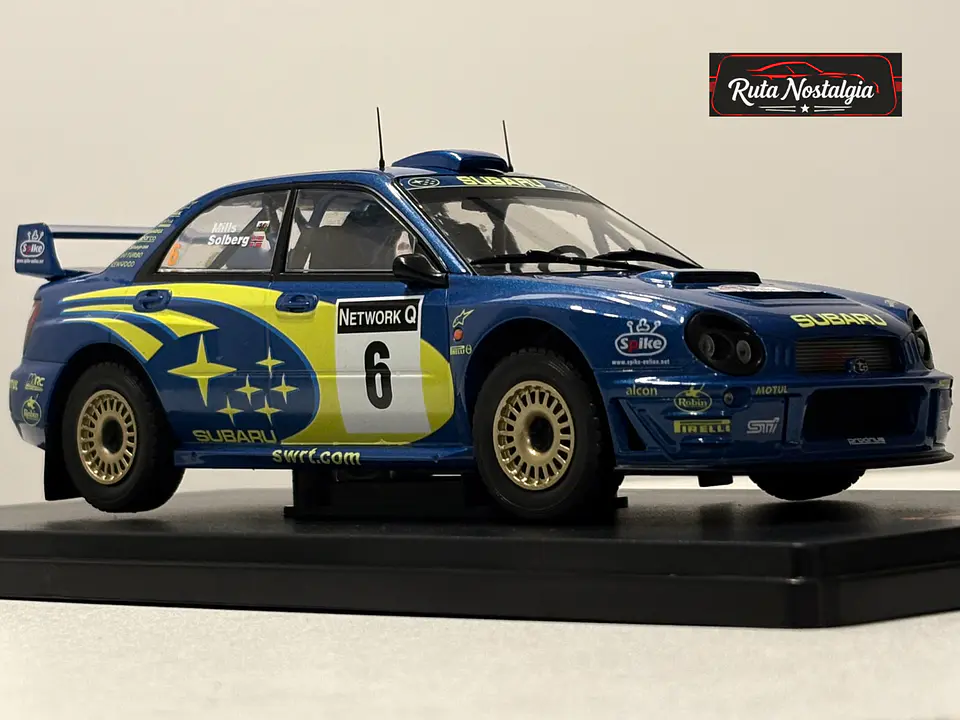 Subaru Impreza S7 No.6 Solberg Rally GB 2001 | IXO Rally 1:24 10