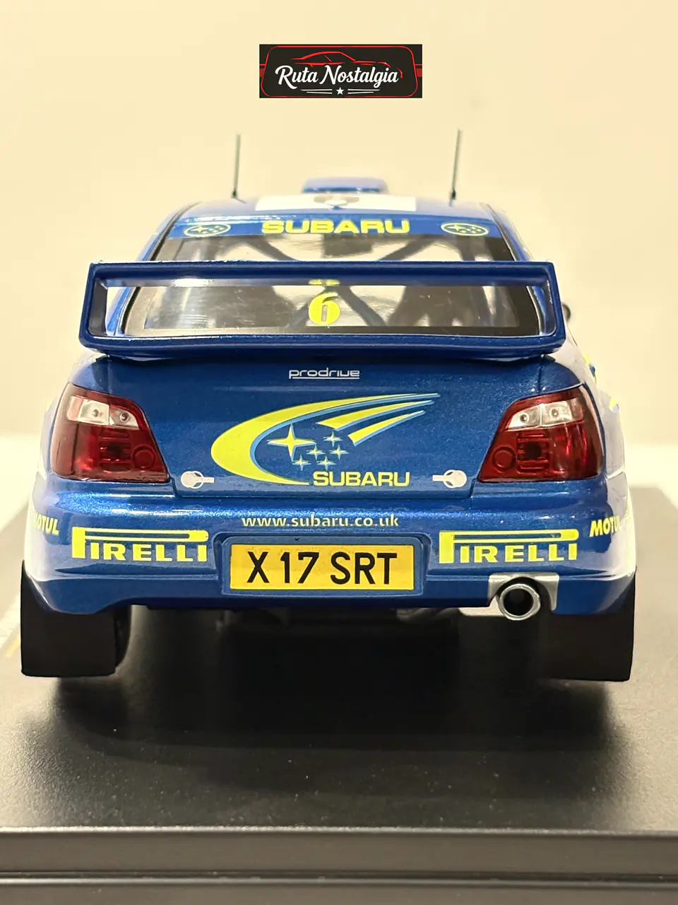 Subaru Impreza S7 No.6 Solberg Rally GB 2001 | IXO Rally 1:24 7