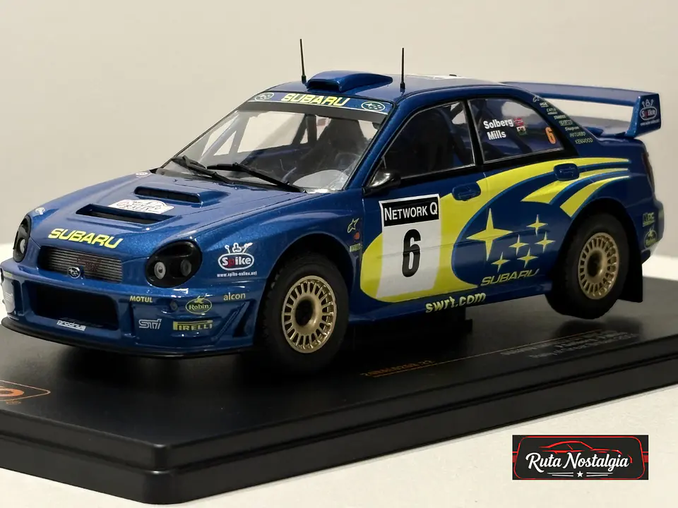 Subaru Impreza S7 No.6 Solberg Rally GB 2001 | IXO Rally 1:24 3