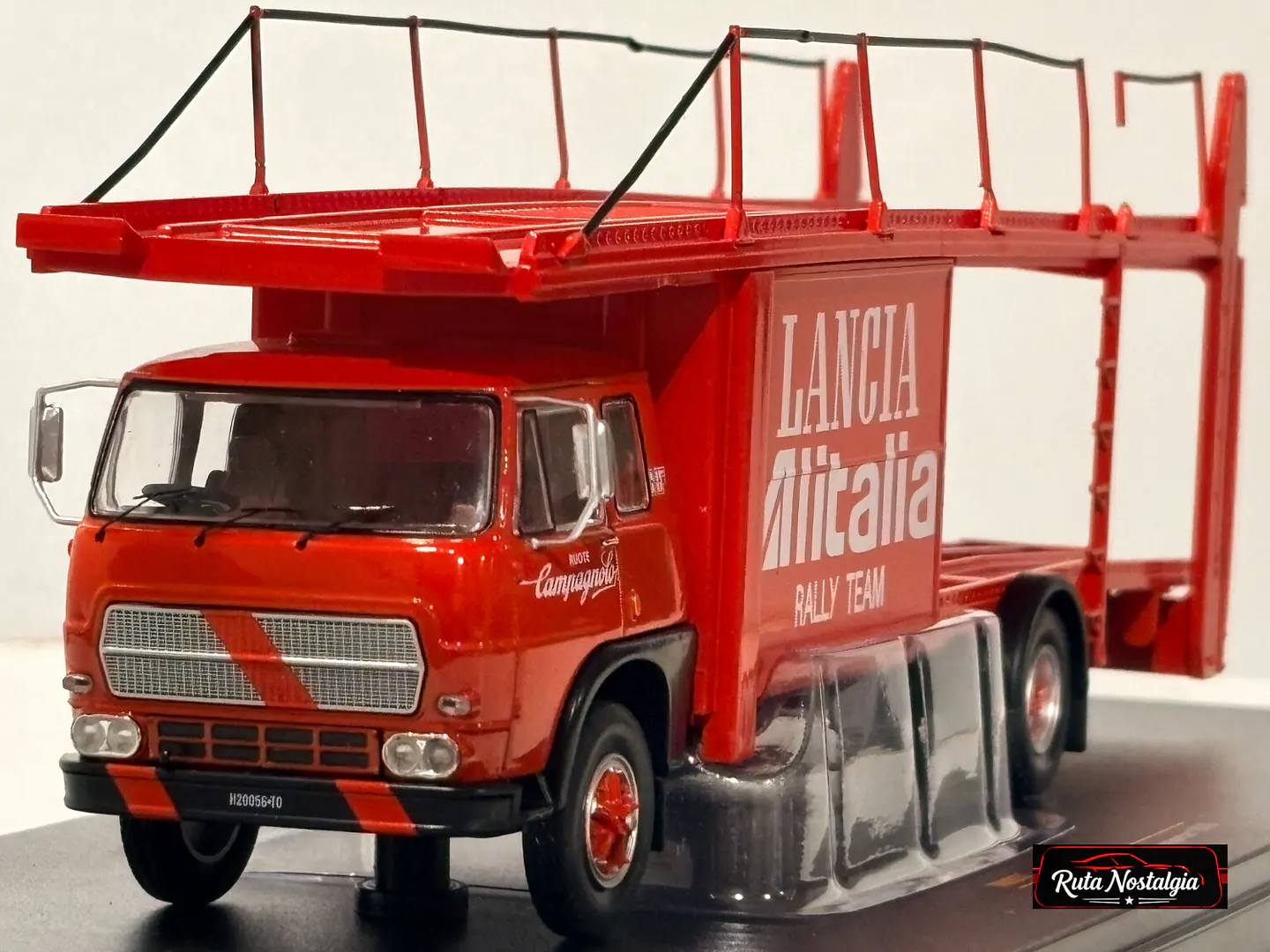 Camión Fiat 673 Lancia Alitalia Rally Team 1976 IXO 1:43 – BARRAS SUPERIORES CON DAÑO DURANTE ENVÍO INTERNACIONAL 3