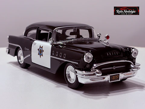 Buick Century 1955 "California Highway Patrol" — Maisto 1:24 | El auto de la serie Highway Patrol