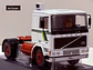 Volvo F10 1983 — IXO Models 1:43 | Blanco / Verde | Truck Cab premium de colección - Miniatura 3