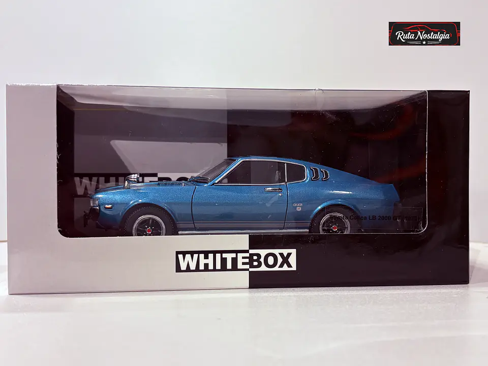 Toyota Celica LB 2000 GT 1973 — WhiteBox 1:24 | Türkis Metallic | JDM Pony Car de colección 11