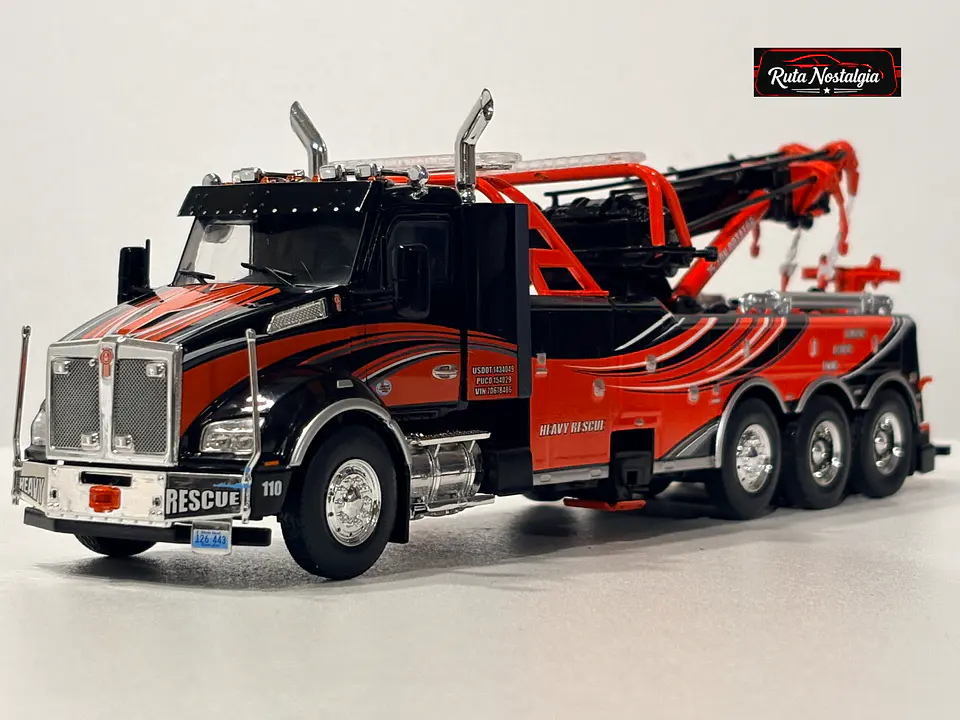 Kenworth T880 Wrecker 2018 — IXO Models 1:43 | Camión grúa premium de colección 10