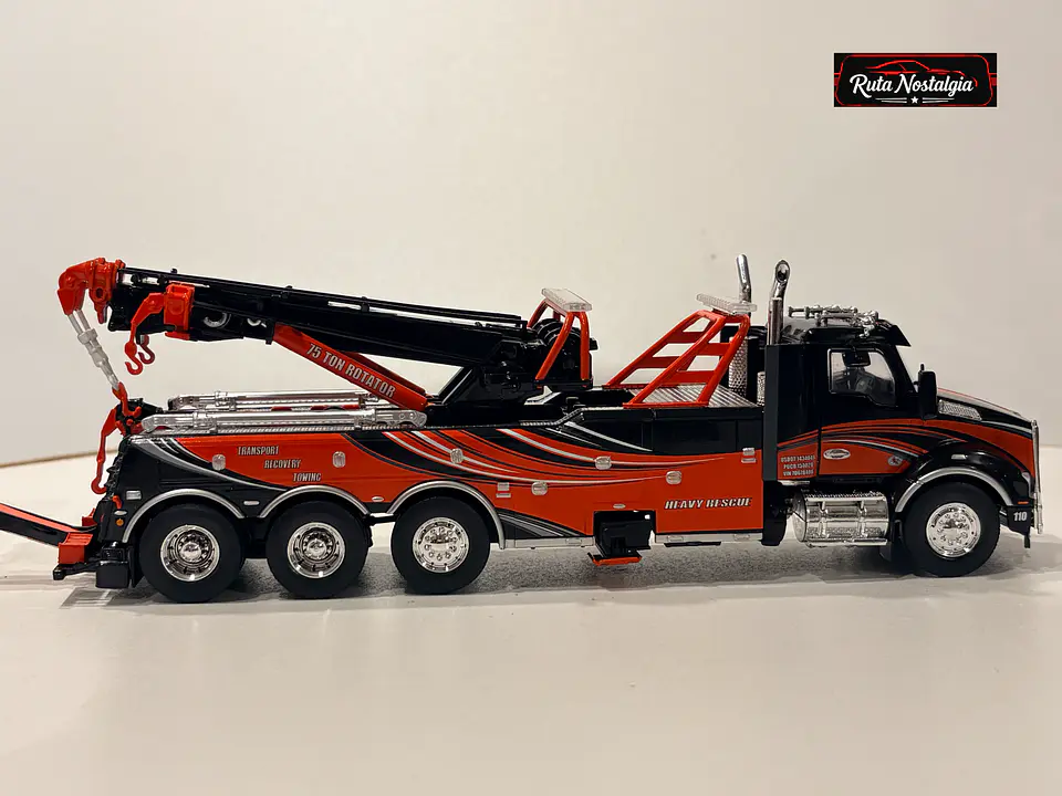 Kenworth T880 Wrecker 2018 — IXO Models 1:43 | Camión grúa premium de colección 13