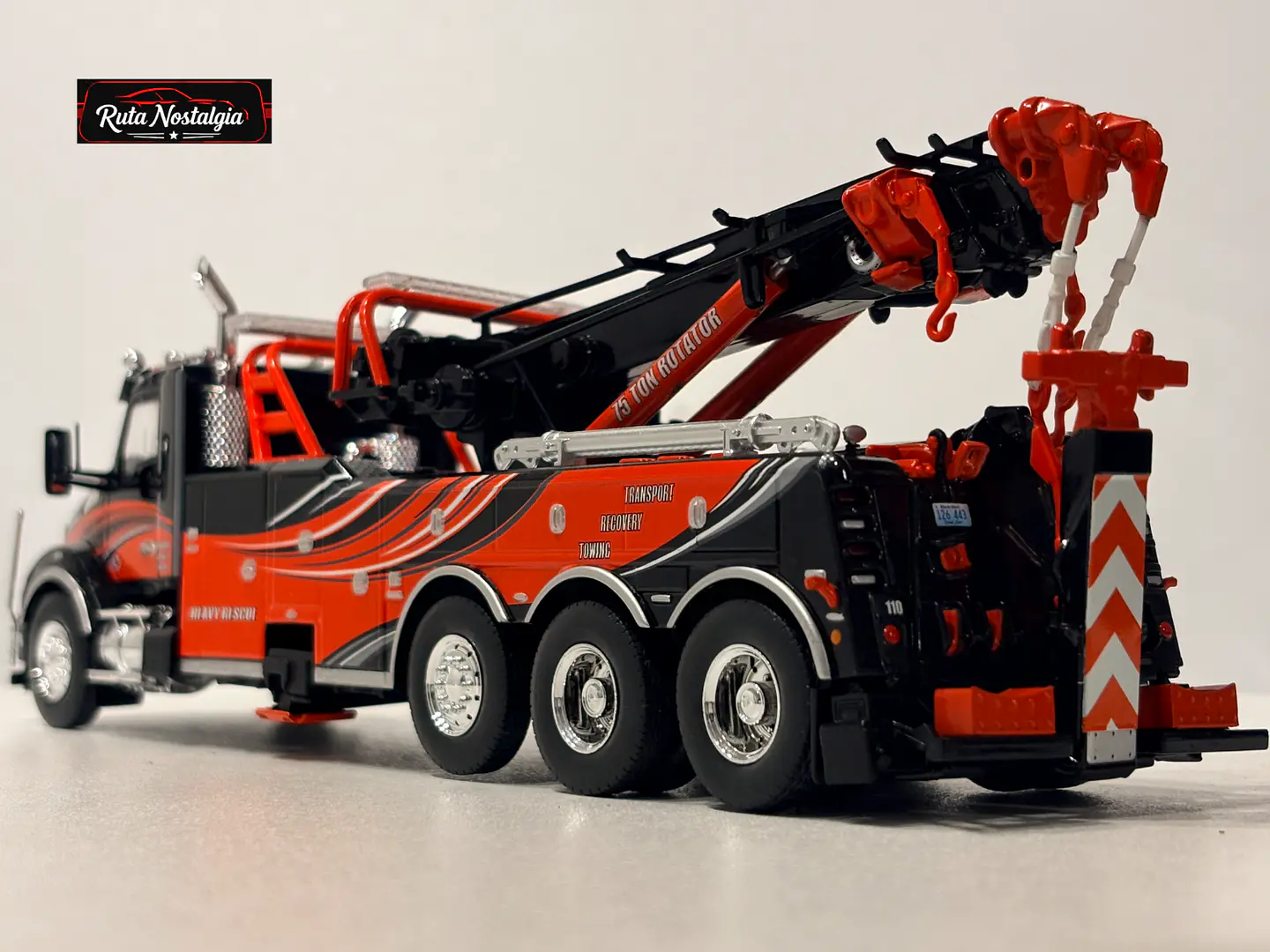 Kenworth T880 Wrecker 2018 — IXO Models 1:43 | Camión grúa premium de colección 16