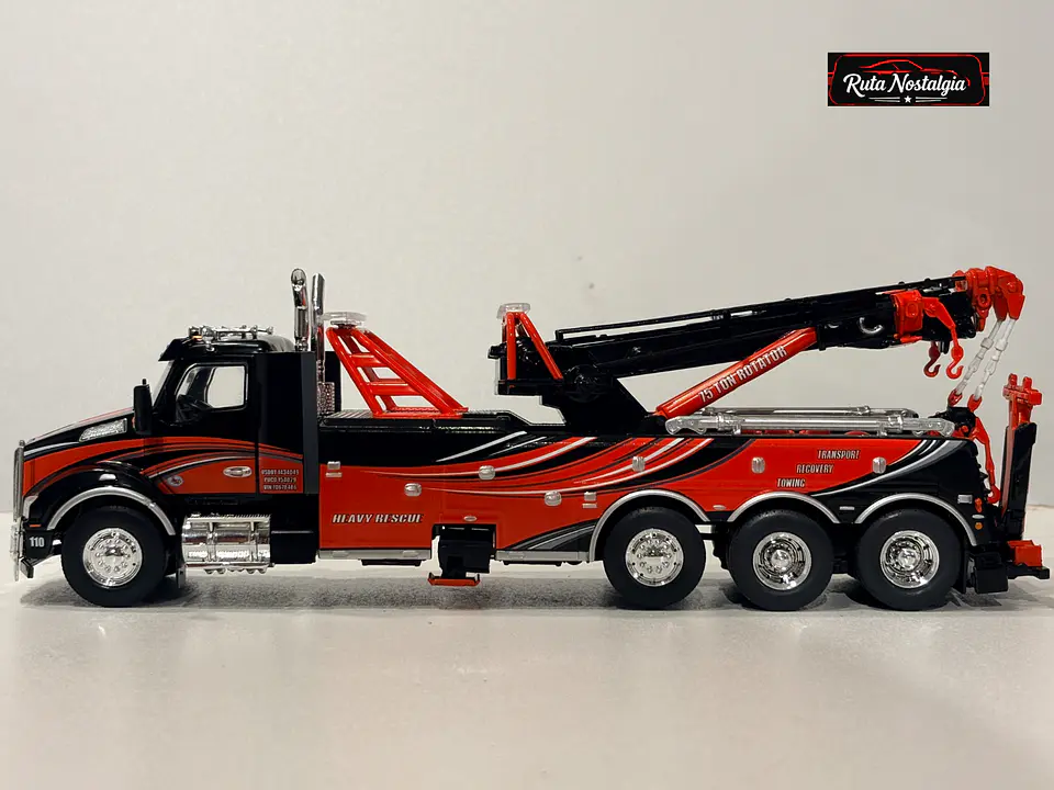 Kenworth T880 Wrecker 2018 — IXO Models 1:43 | Camión grúa premium de colección 17