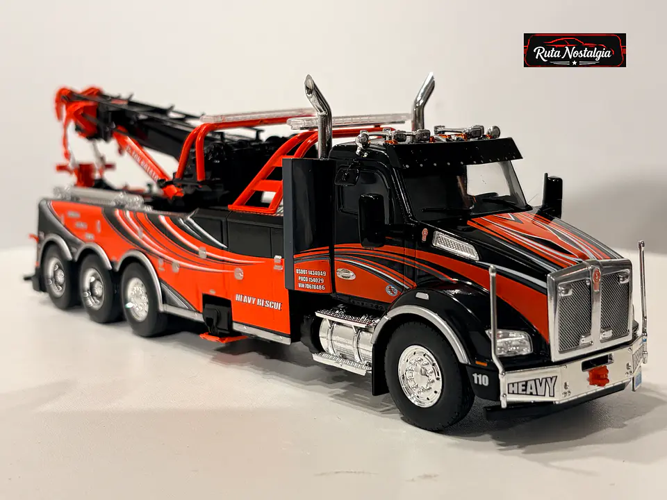 Kenworth T880 Wrecker 2018 — IXO Models 1:43 | Camión grúa premium de colección 18