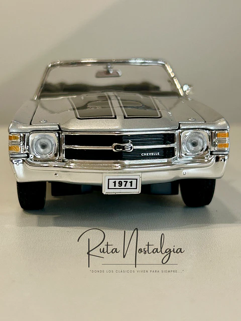 Auto Chevrolet Chevelle SS 454 Convertible 1971 | Welly 1:24