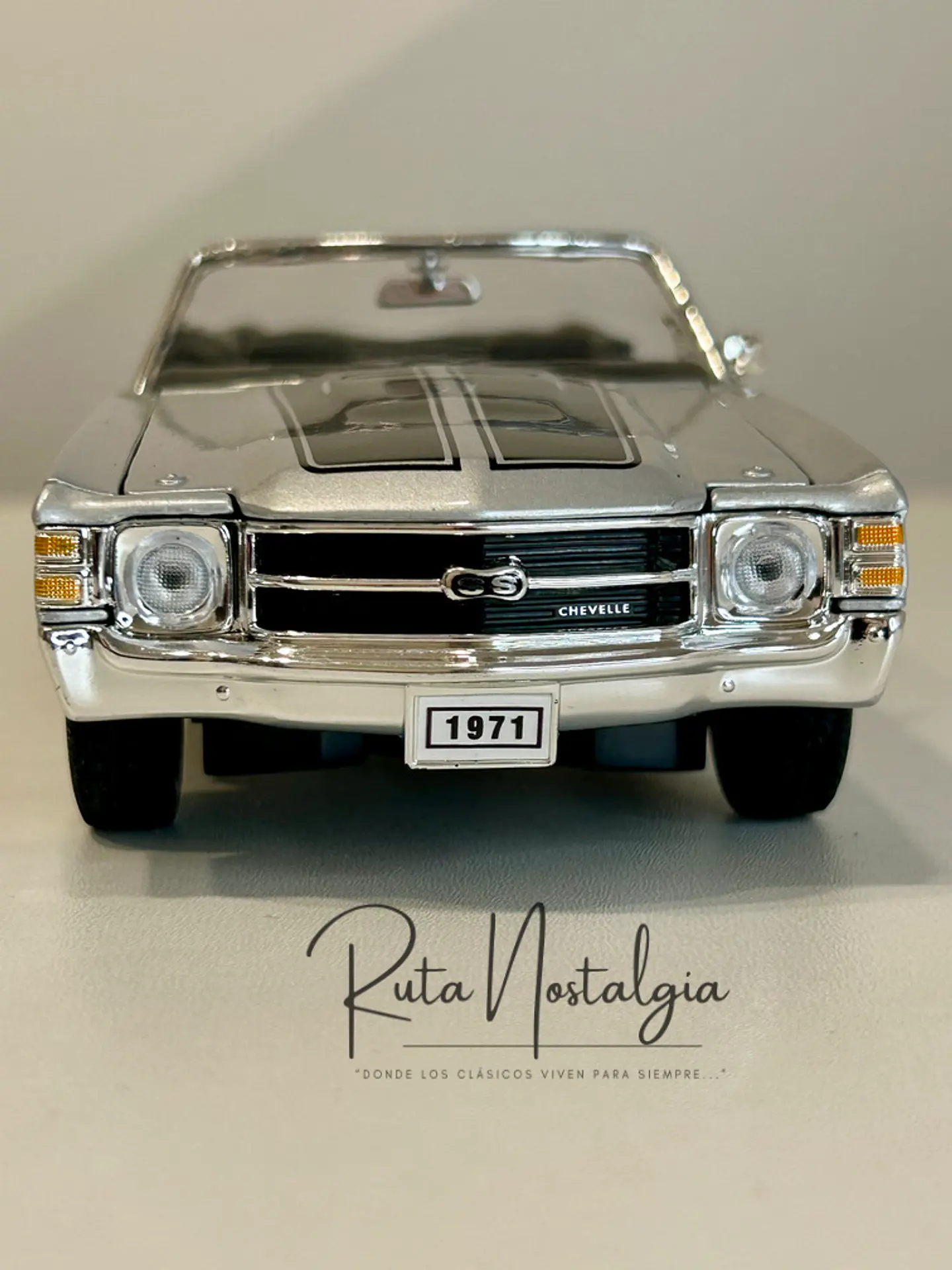 Auto Chevrolet Chevelle SS 454 Convertible 1971 | Welly 1:24 2