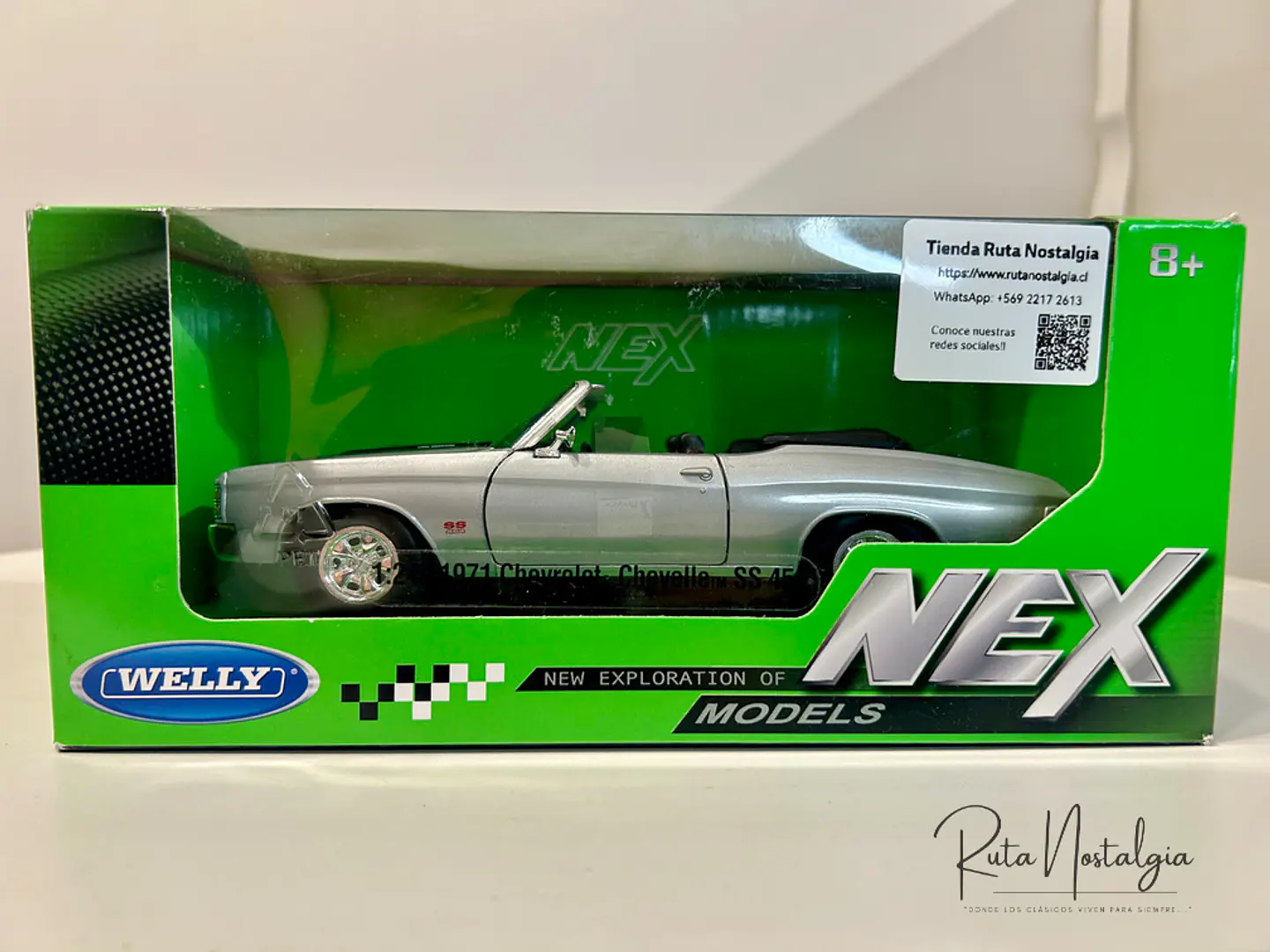 Auto Chevrolet Chevelle SS 454 Convertible 1971 | Welly 1:24 10
