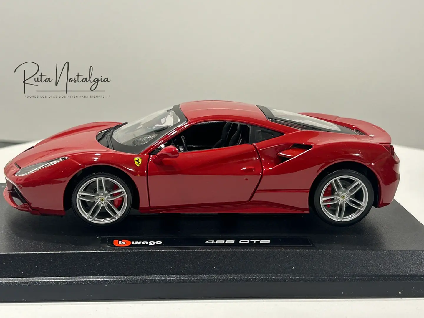 Auto Ferrari 488 GTB | Bburago 1:24 Coleccionable 5