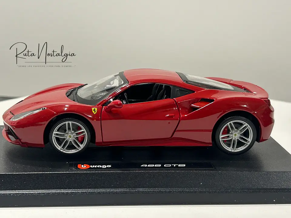 Auto Ferrari 488 GTB | Bburago 1:24 Coleccionable 5