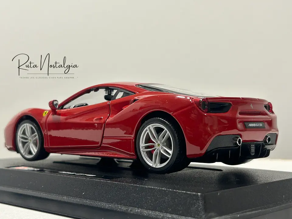 Auto Ferrari 488 GTB | Bburago 1:24 Coleccionable 6