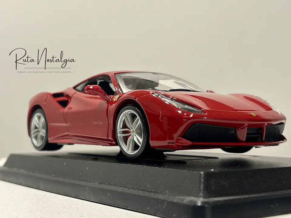 Auto Ferrari 488 GTB | Bburago 1:24 Coleccionable 10
