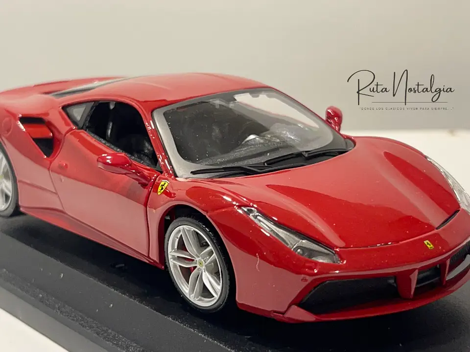 Auto Ferrari 488 GTB | Bburago 1:24 Coleccionable 1