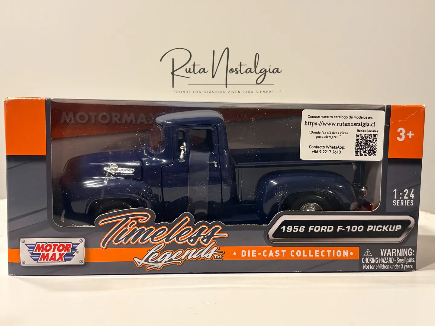 Camioneta Ford F-100 Pick Up (1956) | Motormax 1:24 10