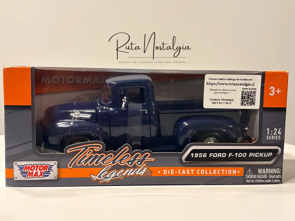 Camioneta Ford F-100 Pick Up (1956) | Motormax 1:24 10